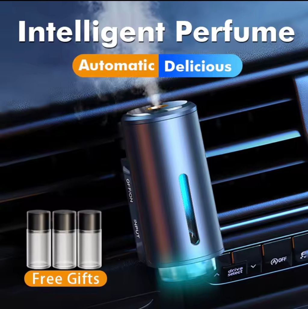 Diffuseur d’Arômes Électrique pour Voiture – Désodorisant & Humidificateur de Ventilation