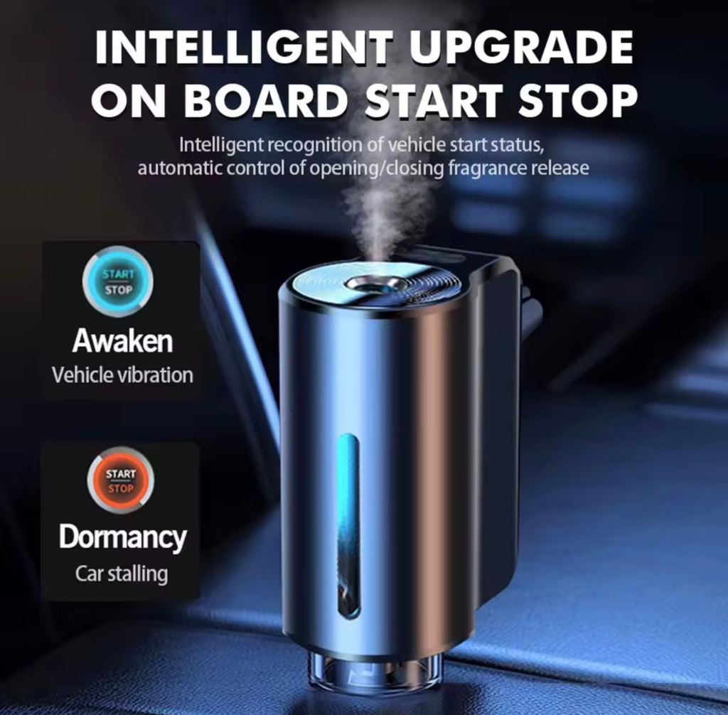 Diffuseur d’Arômes Électrique pour Voiture – Désodorisant & Humidificateur de Ventilation