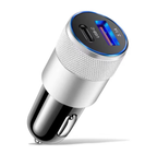 Adaptateur USB Voiture 66W – Charge Rapide PD pour iPhone & Android